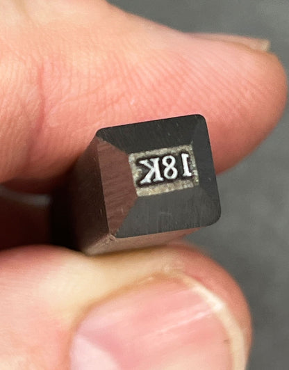 PN30X = Jewelers Metal Stamp, Hardened Steel
