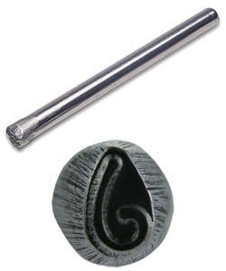 PN5148 = MILLENIUM DESIGN STAMP - Curl right facing