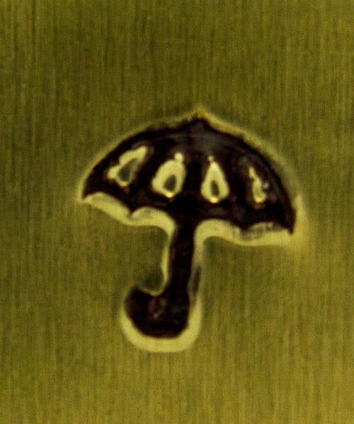 PN5328 = DESIGN STAMP - umbrella