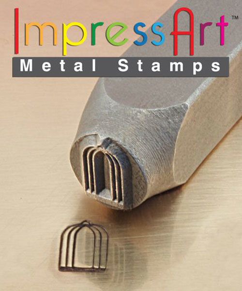 PN6240 = ImpressArt Design Stamp -bird cage 9.5mm