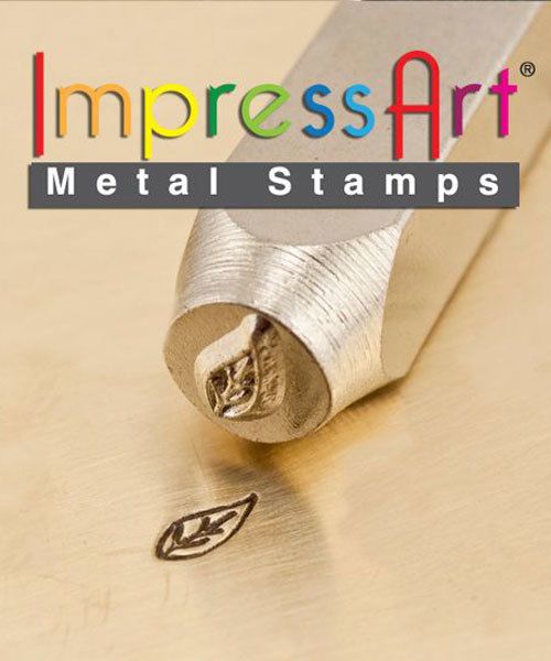 PN6333 = ImpressArt Design Stamp - small leaf right 6mm