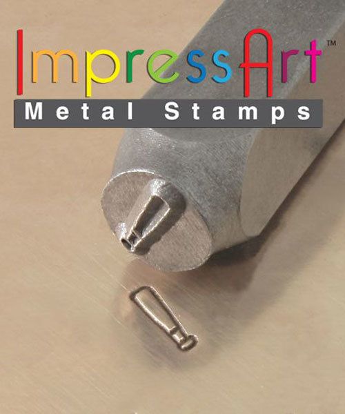 PN6351 = ImpressArt Design Stamp - baseball bat 6mm