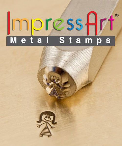 PN6389 = ImpressArt Design Stamp - mommy - stick figure 7mm