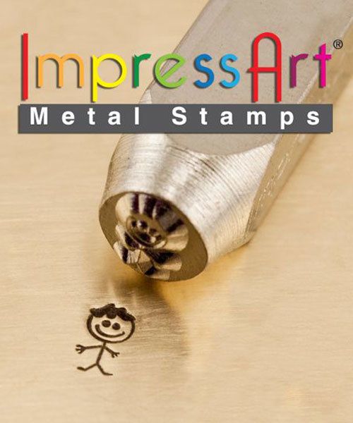 PN6394 = ImpressArt Design Stamp - ''joey'' - stick figure 6mm
