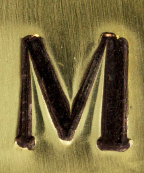 PN6493 = ImpressArt Design Stamp - Greek letter MU 6mm