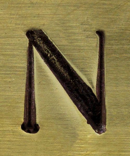 PN6494 = ImpressArt Design Stamp - Greek letter NU 6mm