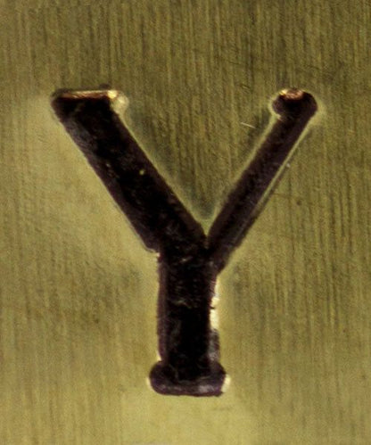 PN6501 = ImpressArt Design Stamp - Greek letter UPSILON 6mm