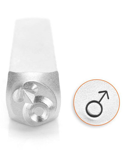 PN6527 = ImpressArt Design Stamp - Male Symbol  6mm