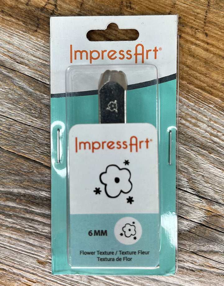 PN6552 = ImpressArt Design Stamp - Flower Texture 6mm