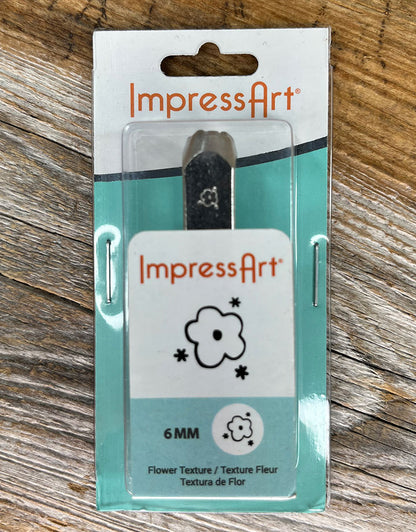PN6552 = ImpressArt Design Stamp - Flower Texture 6mm