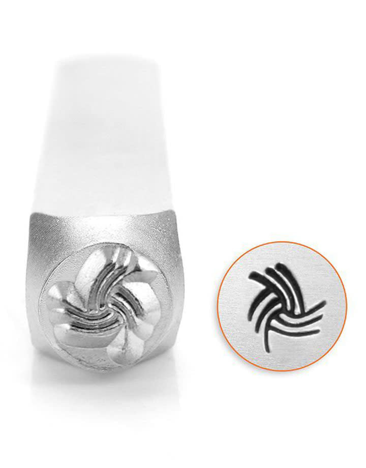 PN6554 = ImpressArt Design Stamp - Angled Line Texture 6mm
