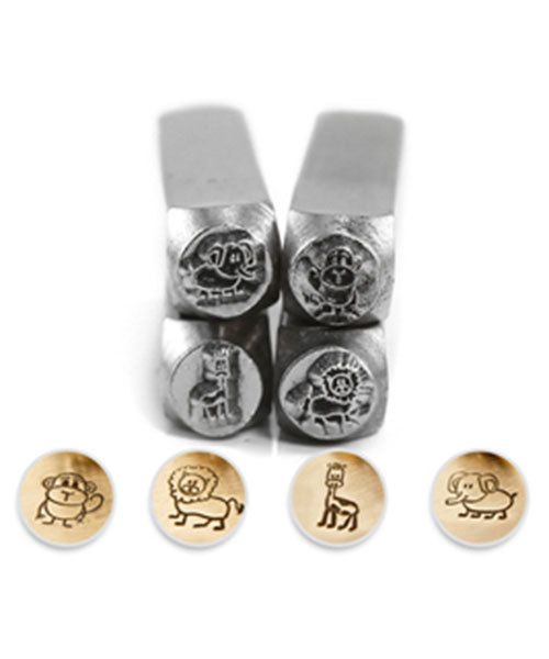 PN6993 = Impressart Design Stamp Pack ''Stick Zoo Animals'' - 4pcs