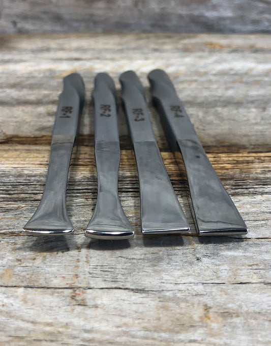 PN8001 = Fretz Small Repousse Fluting Set (4pcs)