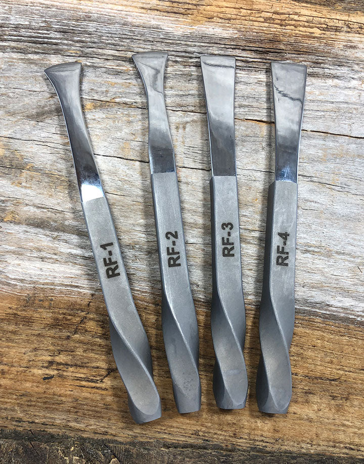 PN8001 = Fretz Small Repousse Fluting Set (4pcs)