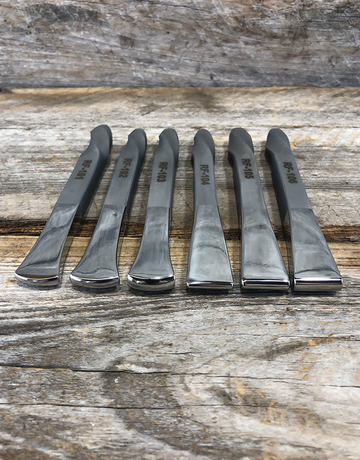 PN8002 = Fretz Large Repousse Fluting Set (6pcs)