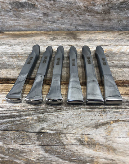 PN8002 = Fretz Large Repousse Fluting Set (6pcs)