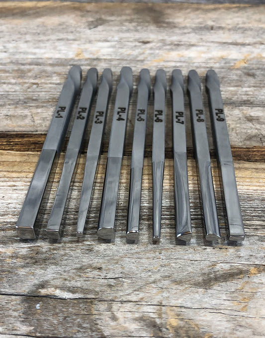 PN8003 = Fretz Planishing Repousse Set (9pcs)