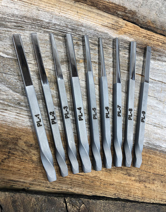 PN8003 = Fretz Planishing Repousse Set (9pcs)