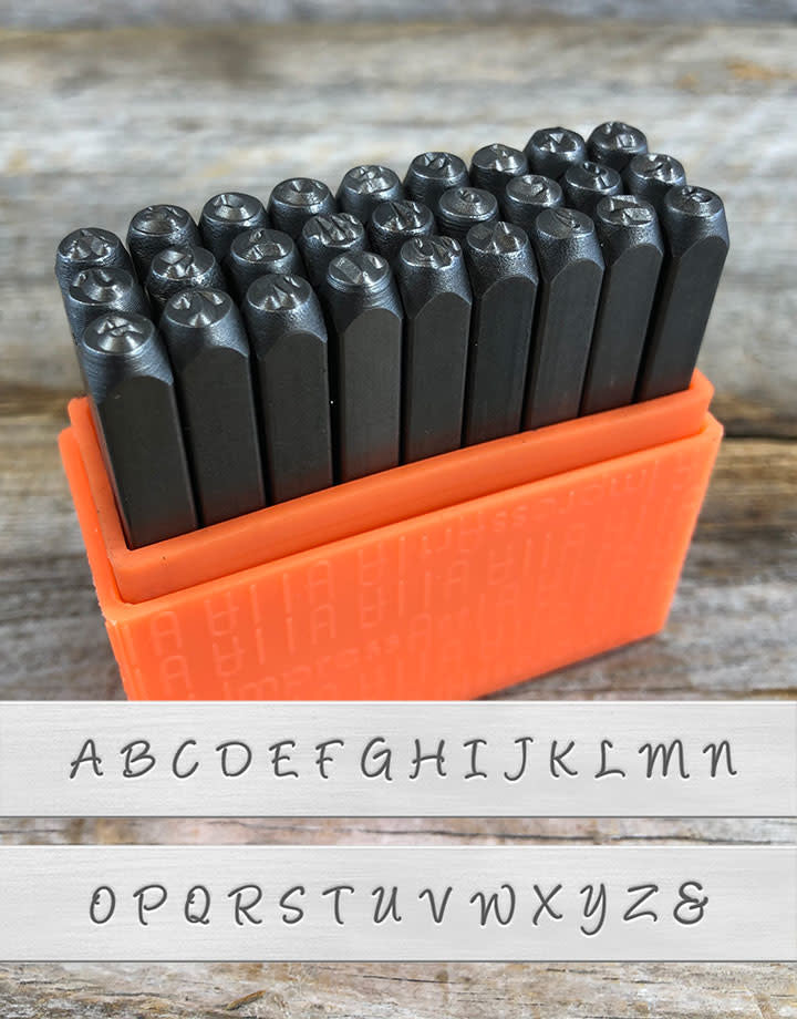 PN935 = 3mm Bridgette Uppercase Letter Punch Set