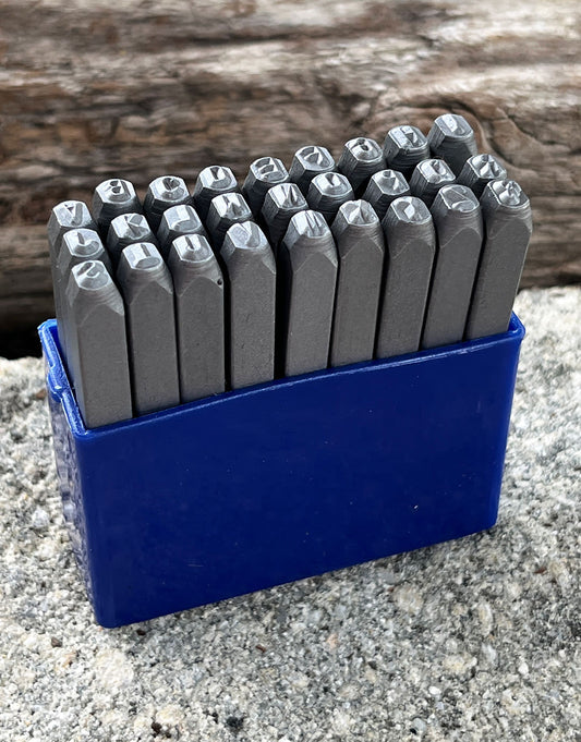 PN943 = Franklin Gothic Letter Punch Set A thru Z  3mm Imprint