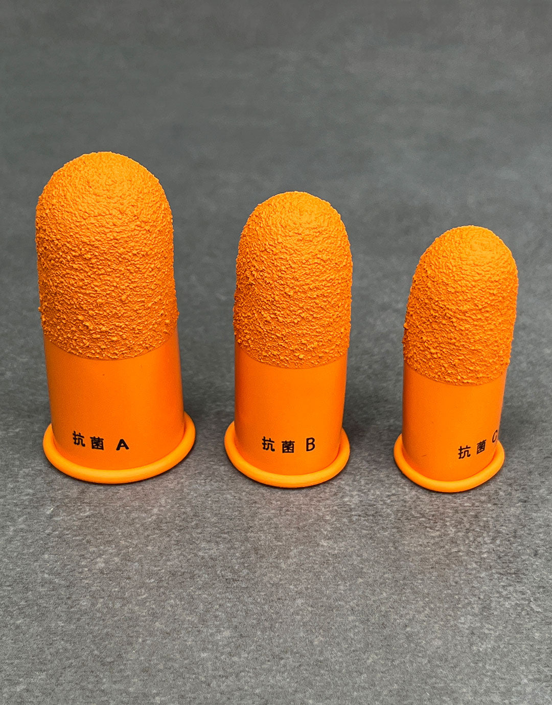 Japanese Rubber Finger Guards (pkg/5) Large (Thumb=A) PS500A