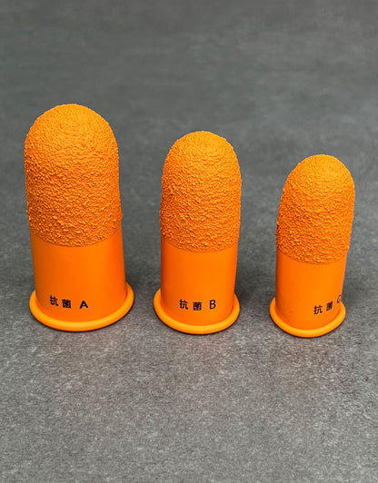 Japanese Rubber Finger Guards (pkg/5) Large (Thumb=A) PS500A