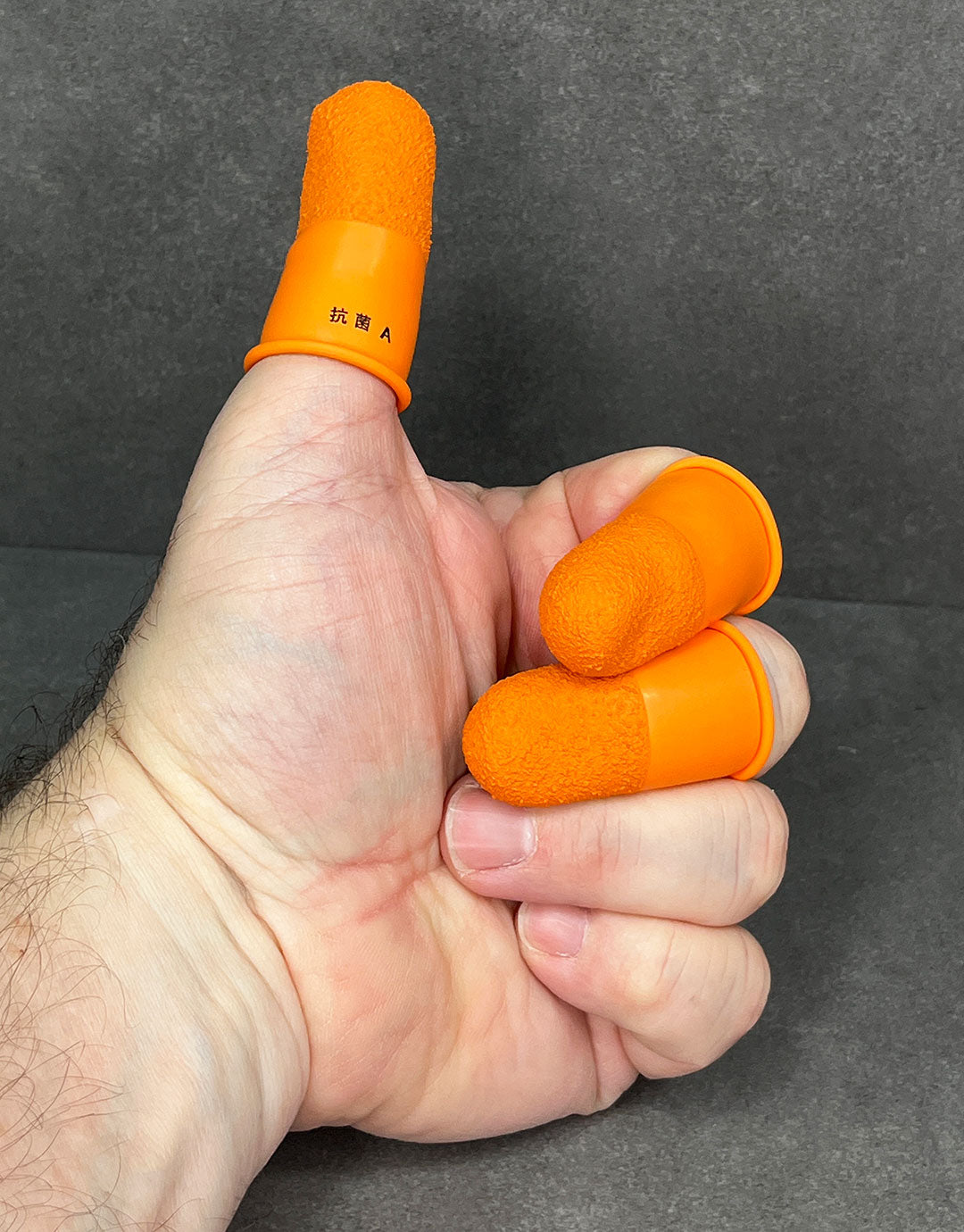 Japanese Rubber Finger Guards (pkg/5) Large (Thumb=A) PS500A