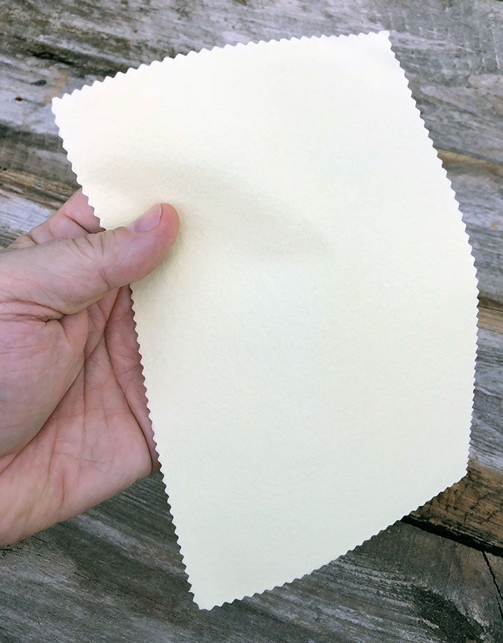PS6500 = Sunshine Yellow Polishing Cloth 7-1/2'' x 5''