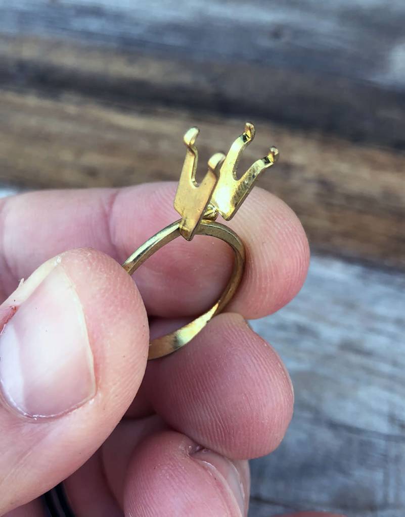 RD72 = Large Yellow Clip Ring Display (Pkg of 3)
