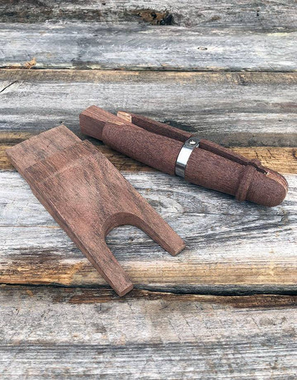 RN6531 = Mahogany Ring Clamp with Custom Bench Pin