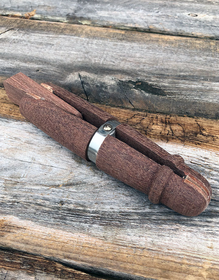 RN6531 = Mahogany Ring Clamp with Custom Bench Pin