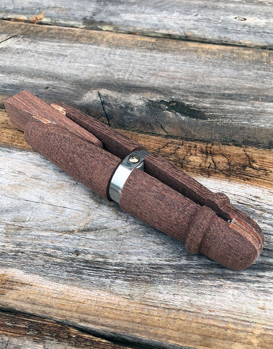 RN6531 = Mahogany Ring Clamp with Custom Bench Pin
