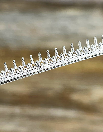 SGW10 = Sterling Gallery Wire "Wishbone" (Per Inch)