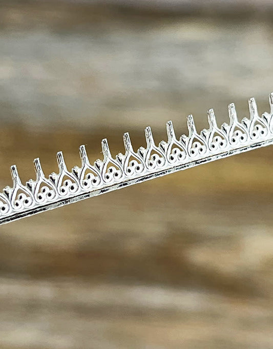 SGW10 = Sterling Gallery Wire "Wishbone" (Per Inch)