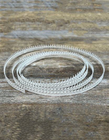 SGW10 = Sterling Gallery Wire "Wishbone" (Per Inch)