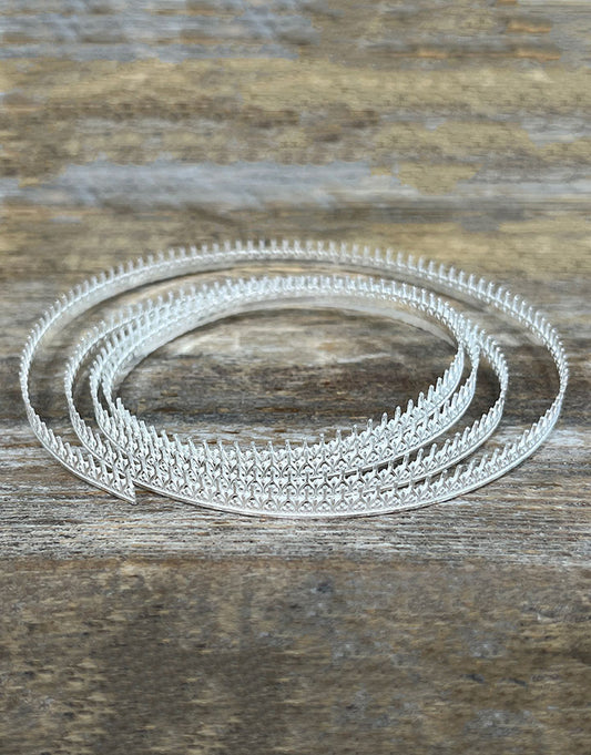 SGW10 = Sterling Gallery Wire "Wishbone" (Per Inch)