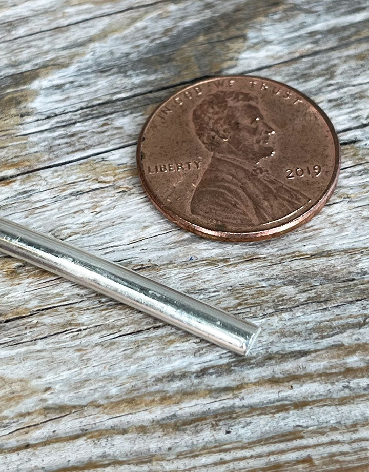 SHRW = Half Round Sterling Silver Wire