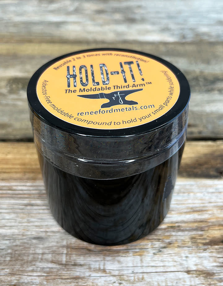 SO1103 = Hold-It! The Moldable Third Arm Solder Positioning Clay by Renee Ford Metals