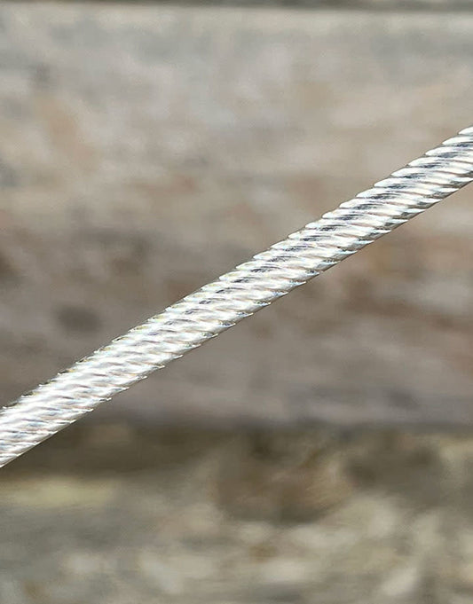 SPW06 = Pattern Wire Sterling Silver (Inch) 4.3 x 1.8mm