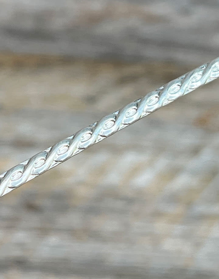 SPW20 = Pattern Wire Sterling Silver (Inch) 3.0 x 1.3mm