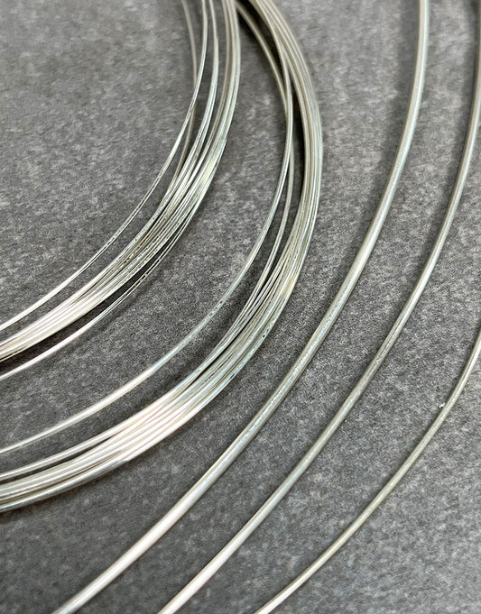 SRWXXH = Sterling Silver Half Hard Round Wire **Choose Size**