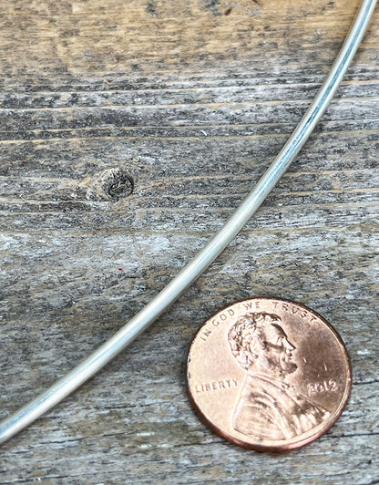 SRW = Sterling Silver Dead Soft Round Wire (per foot)