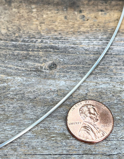 SRW = Sterling Silver Dead Soft Round Wire (per foot)