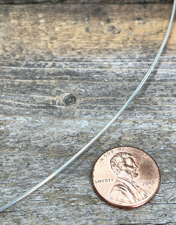 SRW = Sterling Silver Dead Soft Round Wire (per foot)