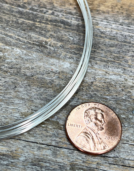 SRW = Sterling Silver Dead Soft Round Wire **Choose Size**