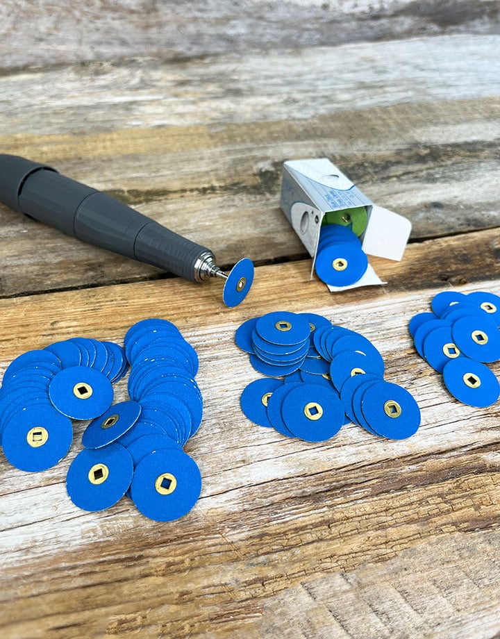 Zirconia Snap-On Sanding Discs 7/8" (Pkg/50) (ST102X)