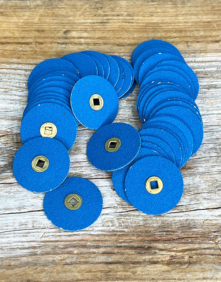 Zirconia Snap-On Sanding Discs 7/8" (Pkg/50) (ST102X)