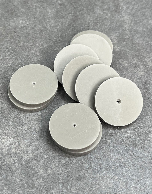ST1351 = Eve Fine Grit Pumice Wheel 7/8" (Pkg of 10)