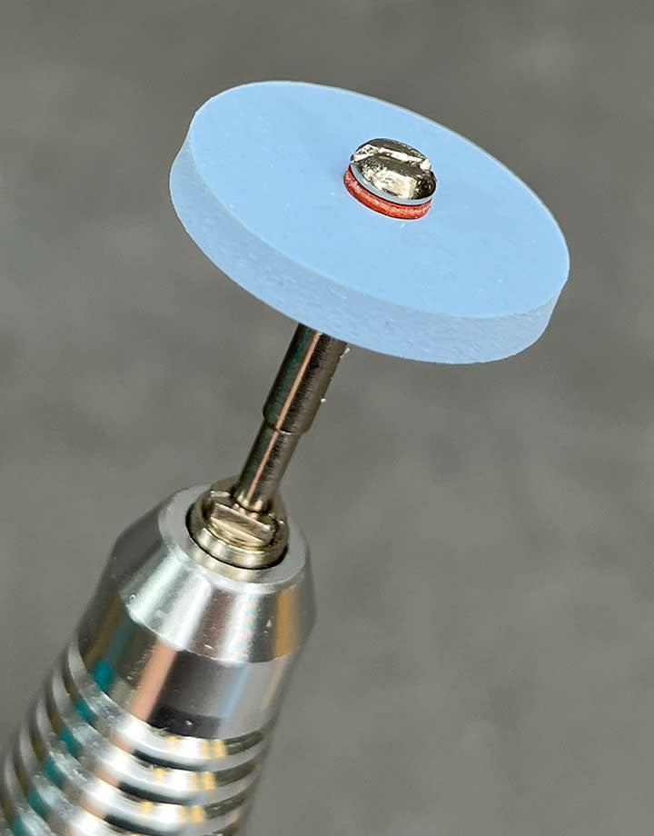 ST1365 = EVE Silicon Abrasives FINE/BLUE SQUARE EDGE WHEEL 7/8'' (x10)