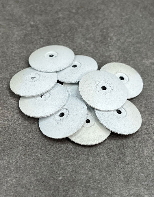 ST1369 = EVE Silicon Abrasives COARSE/WHITE KNIFE EDGE WHEEL 5/8'' (x10)